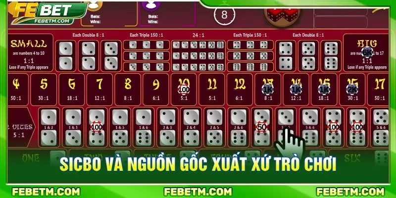 Sicbo và nguồn gốc xuất xứ trò chơi