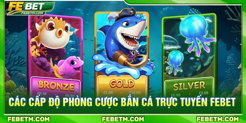 Các cấp độ phòng cược bắn cá trực tuyến FEBET