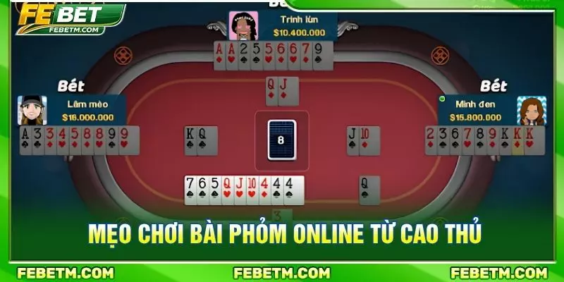 Bí quyết và mẹo chơi bài phỏm online từ cao thủ