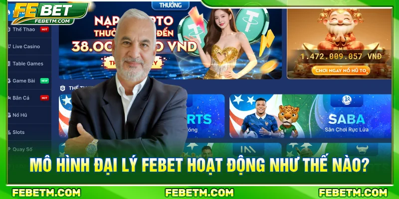 Mô hình hoạt động của đại lý FEBET